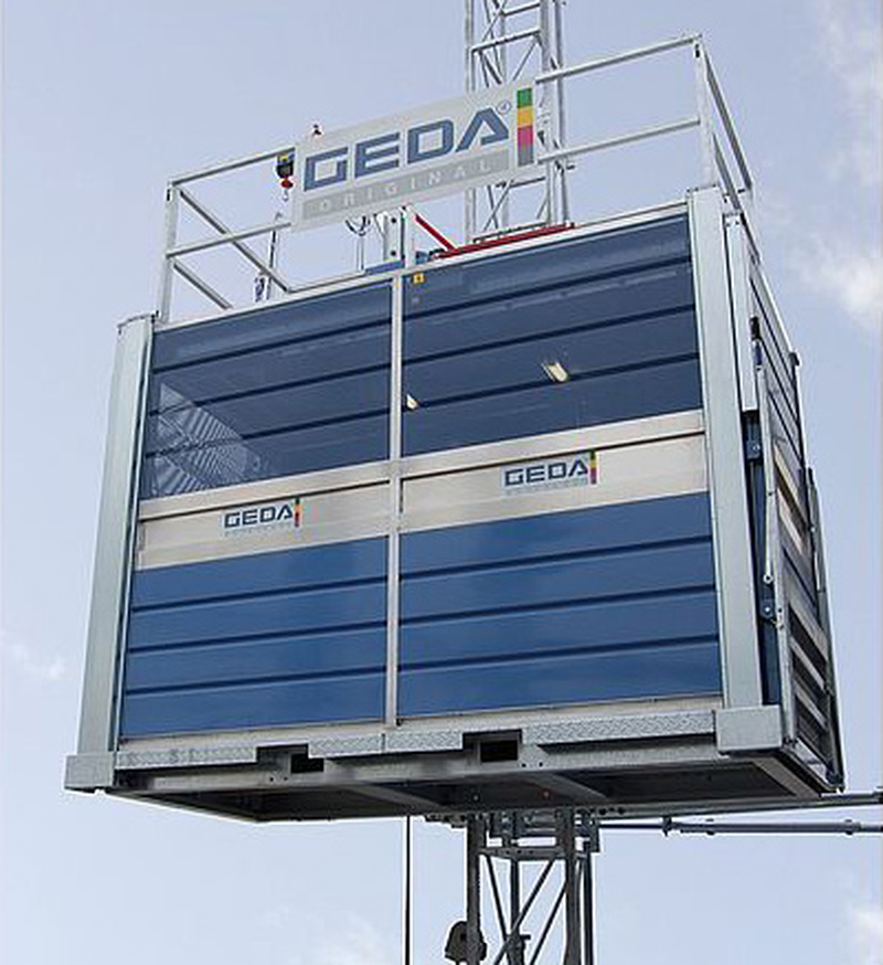Аренда грузопассажирского подъемника GEDA Multilift P22